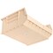 Global Industrial Hang & Stack Storage Bin, Plastic, Tan, 7 in H, 16-1/2 in W 269686BG - alternate 2
